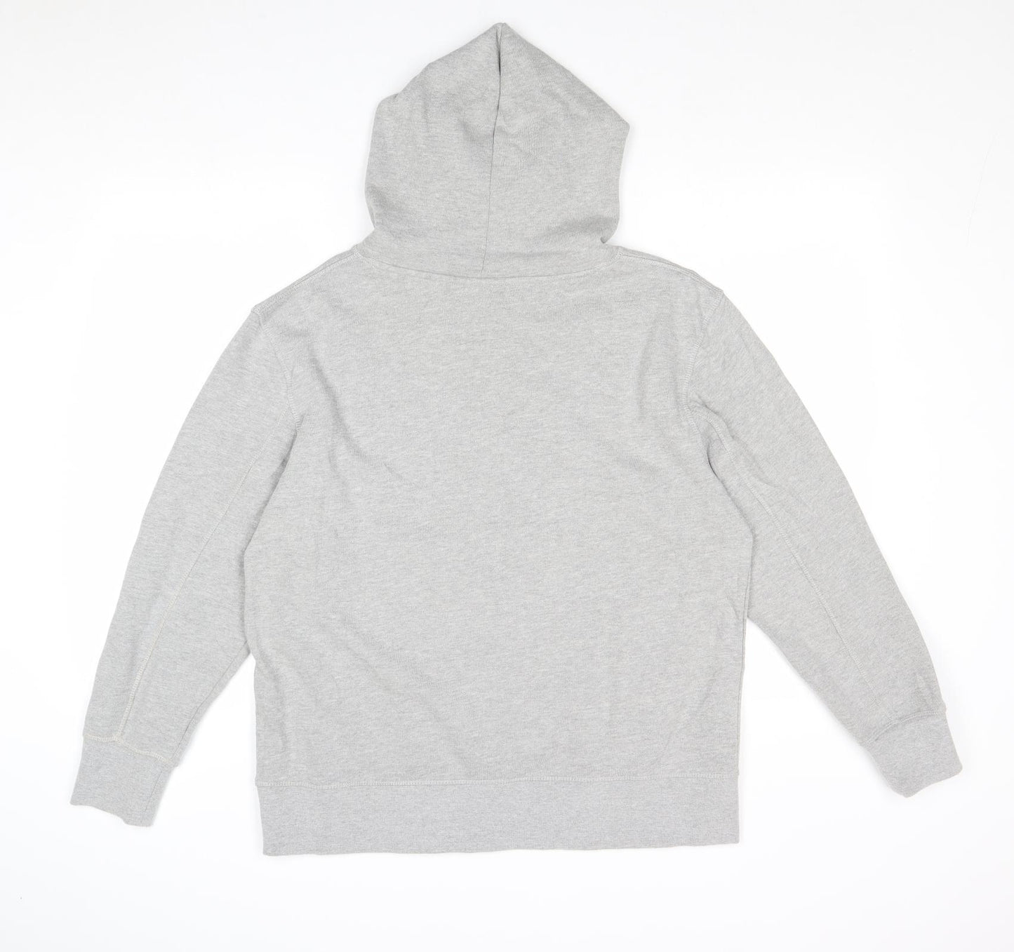 Topshop Womens Grey Cotton Pullover Hoodie Size S Pullover