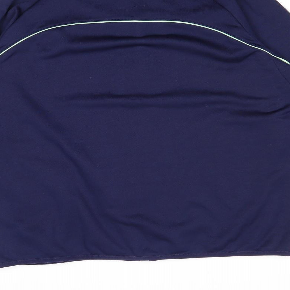 Crane Sports Womens Blue Jacket Size 16 Zip