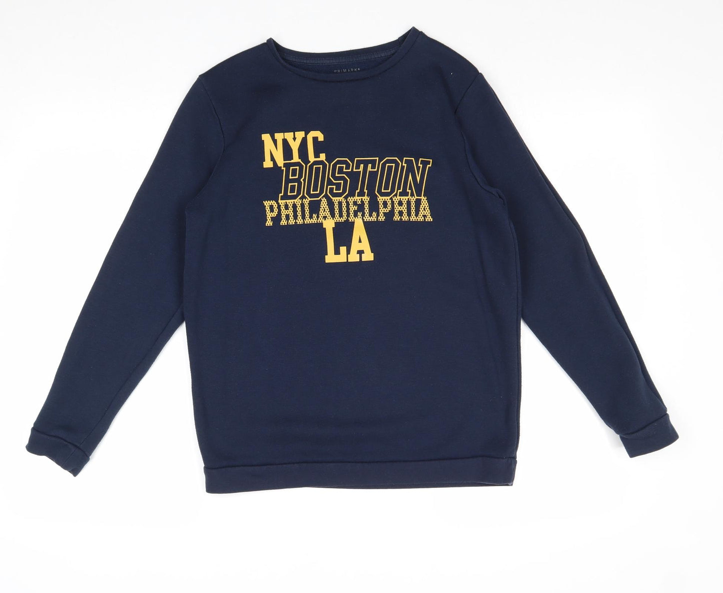 Primark Boys Blue Polyester Pullover Sweatshirt Size 12-13 Years Pullover - NYC Boston Philadelphia LA