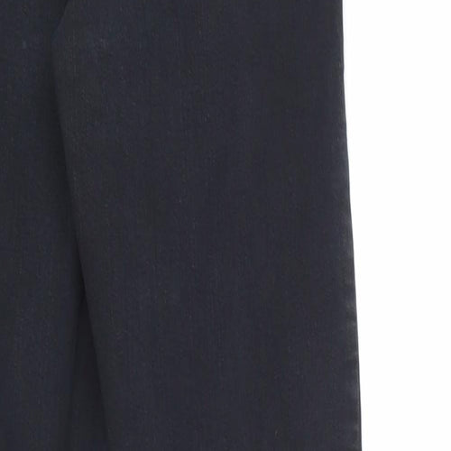 Topshop Womens Blue Cotton Skinny Jeans Size 26 in Regular Zip