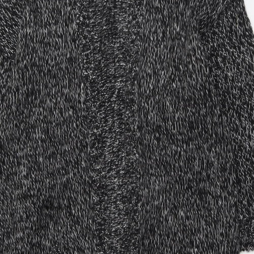 H&M Womens Grey V-Neck Acrylic Cardigan Jumper Size S