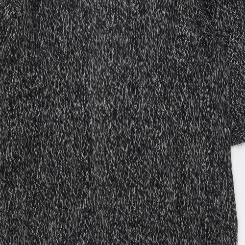 H&M Womens Grey V-Neck Acrylic Cardigan Jumper Size S