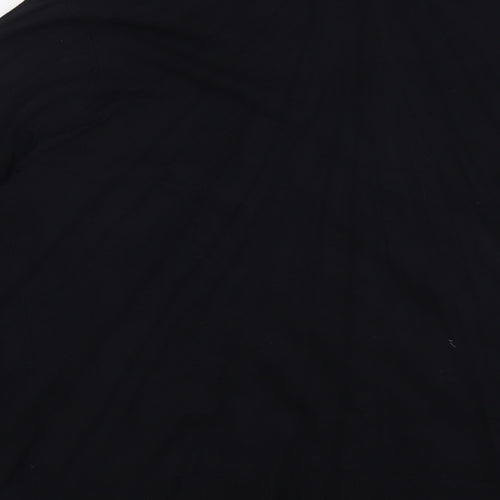 Bonmarché Womens Black Scoop Neck Viscose Cardigan Jumper Size L