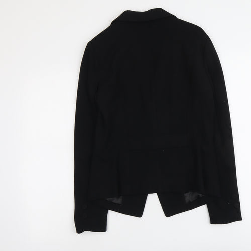 New Look Womens Black Polyester Jacket Blazer Size 12