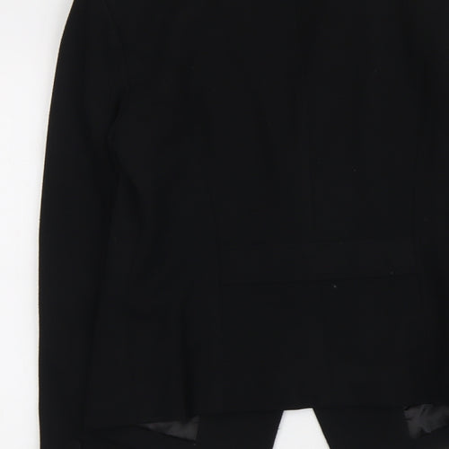 New Look Womens Black Polyester Jacket Blazer Size 12
