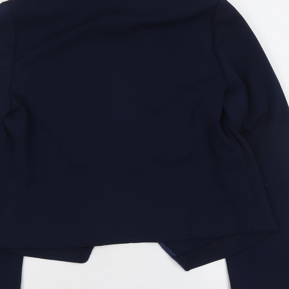 Mango Womens Black Jacket Blazer Size M Hook & Eye
