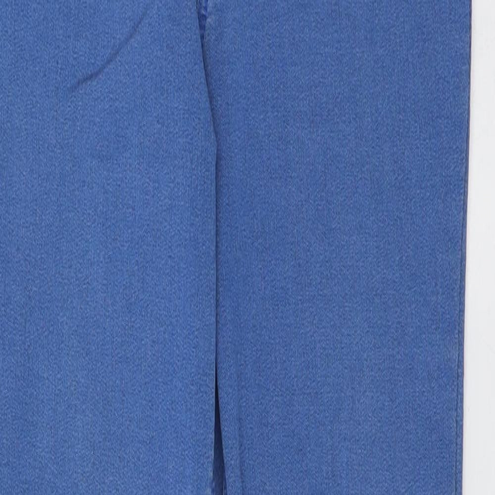 F&F Womens Blue Cotton Jegging Jeans Size 12 L28 in Regular