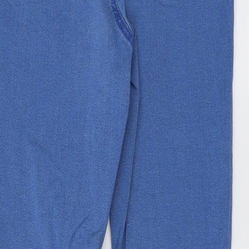 F&F Womens Blue Cotton Jegging Jeans Size 12 L28 in Regular