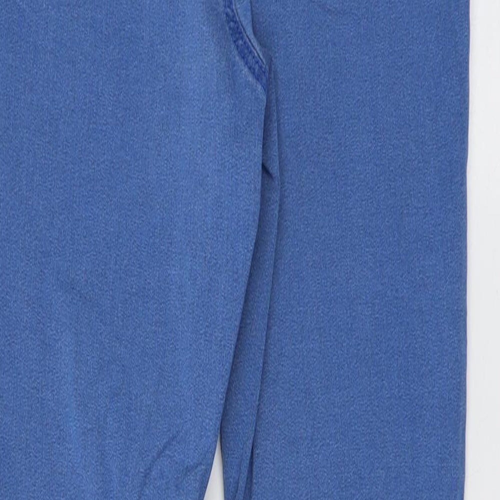 F&F Womens Blue Cotton Jegging Jeans Size 12 L28 in Regular