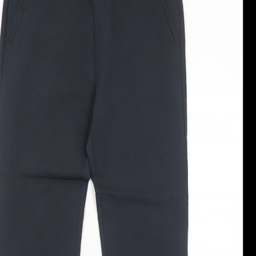 Taranko Womens Black Polyester Trousers Size 14 Regular Zip