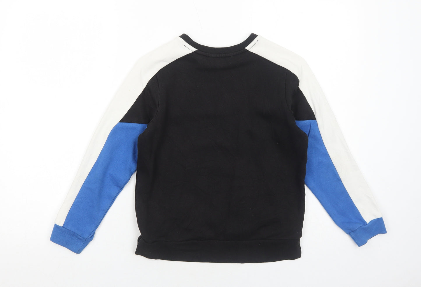 Primark Boys Black Cotton Pullover Sweatshirt Size 9-10 Years Pullover - Bronx