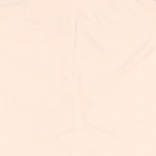 Atmosphere Womens Pink Polyester A-Line Skirt Size 14 Zip