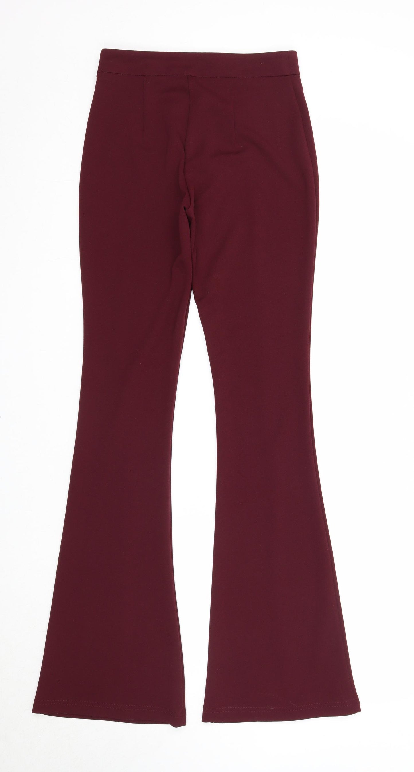 Primark Womens Purple Polyester Trousers Size 6 Regular