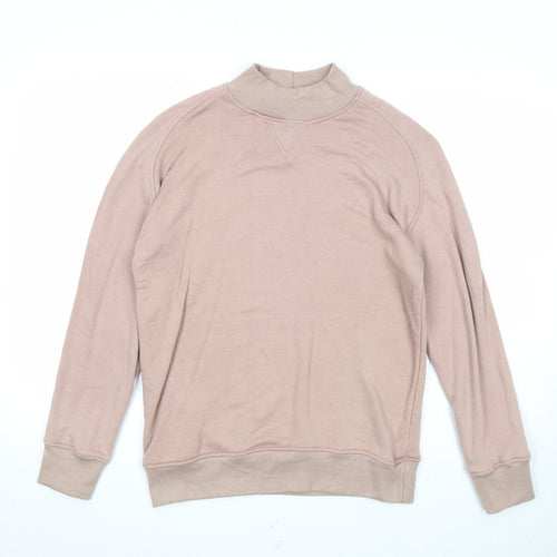 Nasty Gal Womens Pink Cotton Pullover Sweatshirt Size 10 Pullover