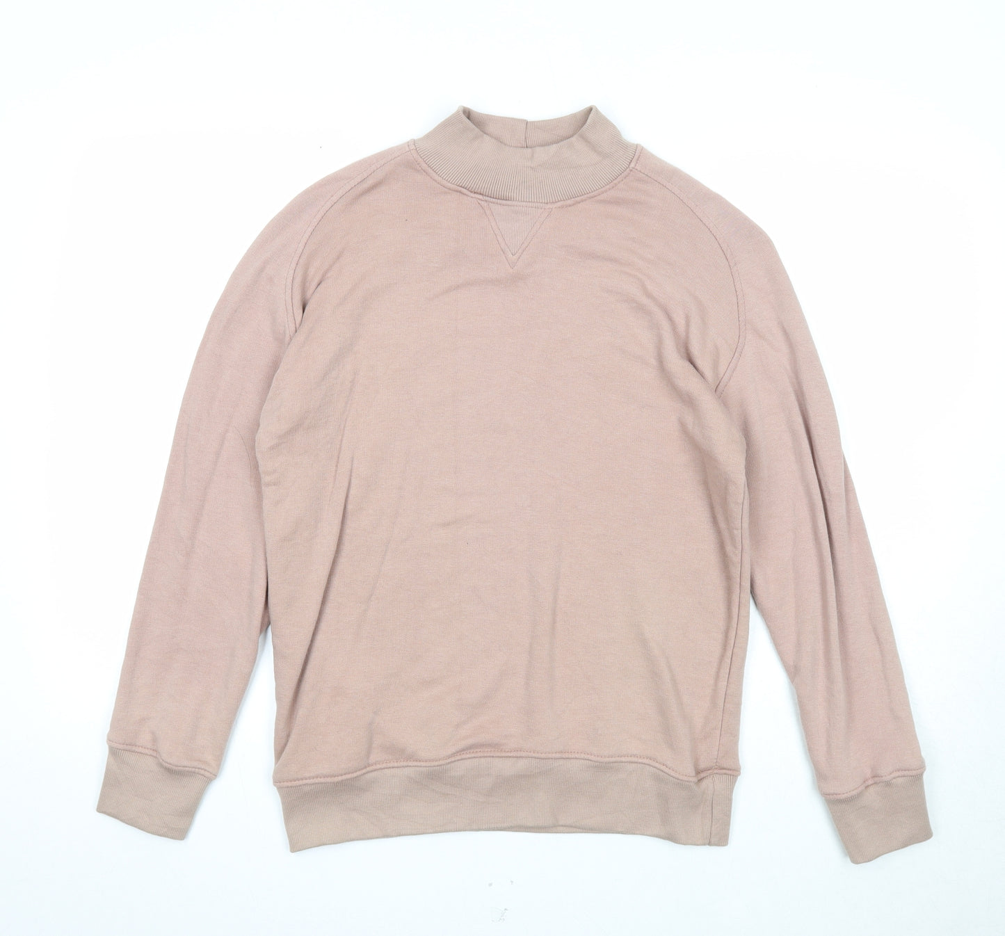 Nasty Gal Womens Pink Cotton Pullover Sweatshirt Size 10 Pullover
