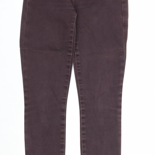 Gap Womens Purple Cotton Skinny Jeans Size 25 in Regular Zip