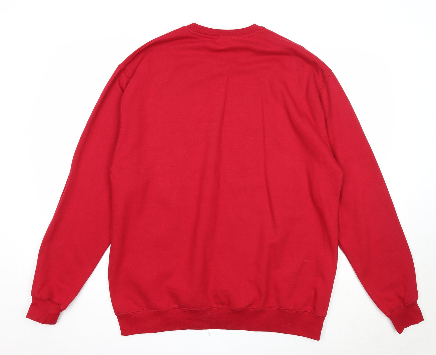 All We Do is Mens Red Cotton Pullover Sweatshirt Size 2XL - Last Christmas as a Miss!