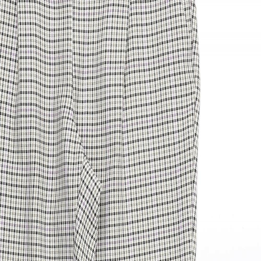 Primark Womens Multicoloured Geometric Polyester Trousers Size 10 Regular