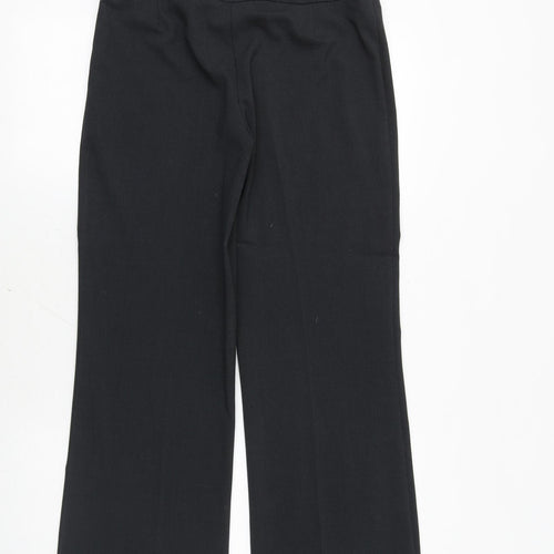 Marks and Spencer Womens Grey Polyester Dress Pants Trousers Size 8 Regular Zip