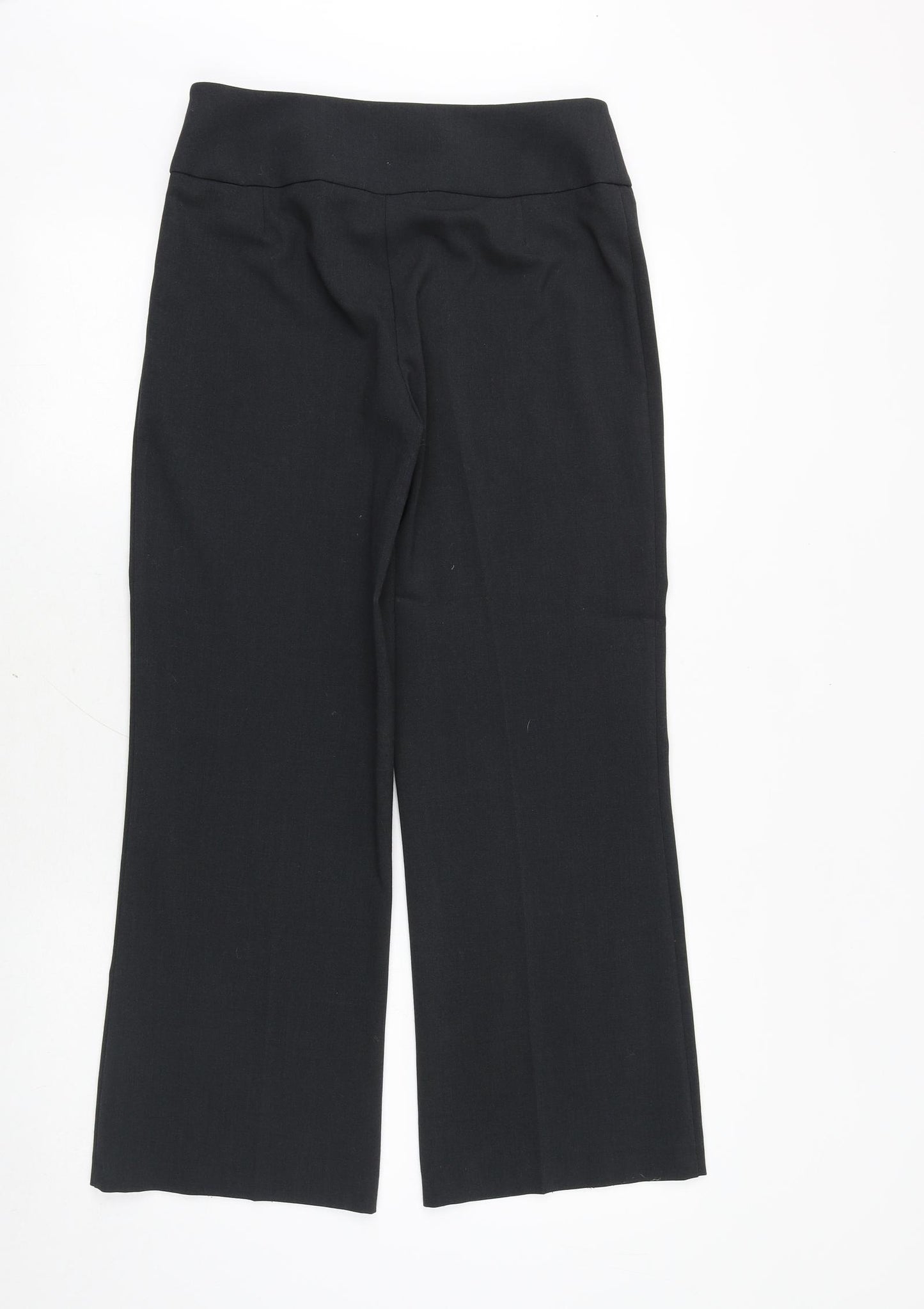 Marks and Spencer Womens Grey Polyester Dress Pants Trousers Size 8 Regular Zip