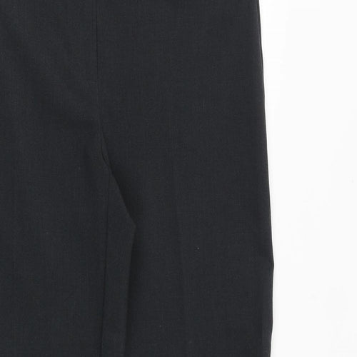 Marks and Spencer Womens Grey Polyester Dress Pants Trousers Size 8 Regular Zip