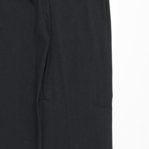Marks and Spencer Womens Grey Polyester Dress Pants Trousers Size 8 Regular Zip