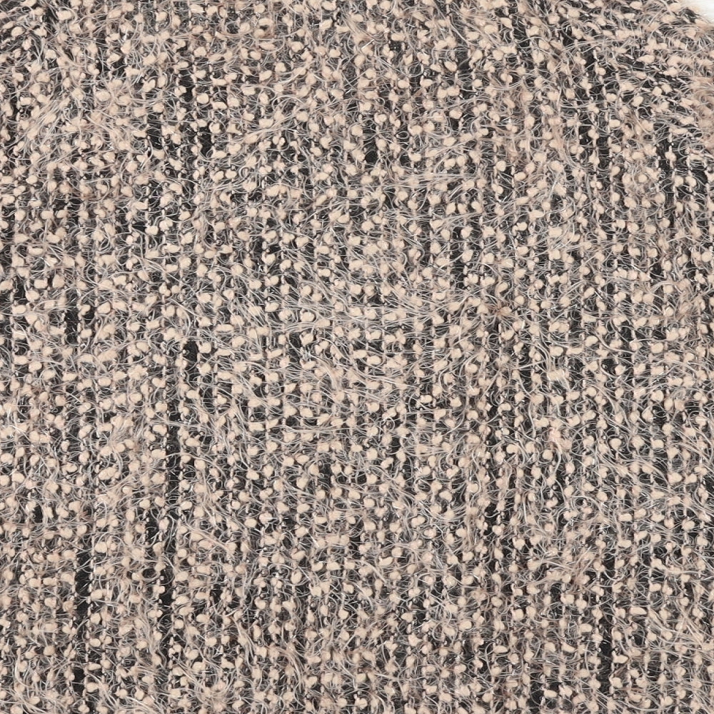 Tokyo Doll Womens Beige Boat Neck Polyester Pullover Jumper Size 12