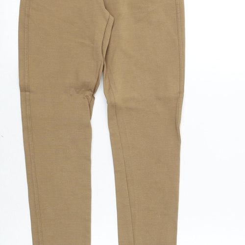 Vs. Miss Girls Brown Polyester Skinny Jeans Size M Regular Zip