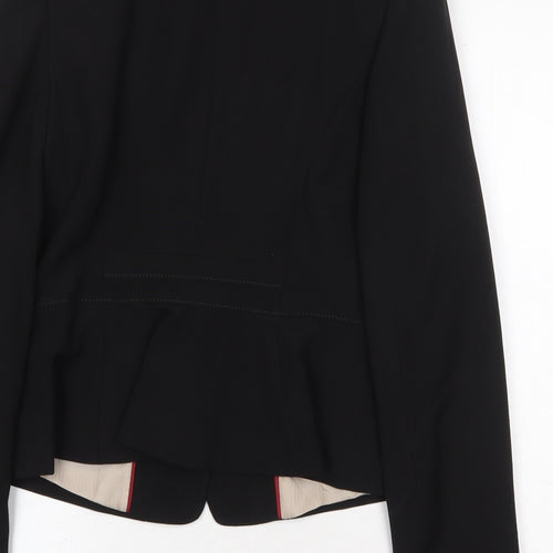 New Look Womens Black Polyester Jacket Blazer Size 12