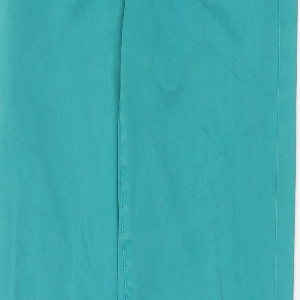 Espirit Womens Green Cotton Skinny Jeans Size 28 in Regular Zip