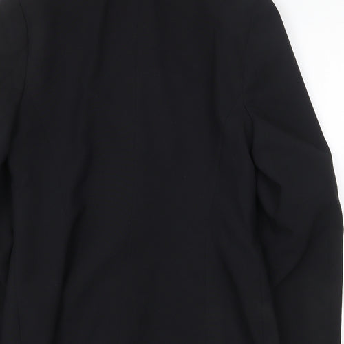 New Look Womens Black Polyester Jacket Suit Jacket Size 12