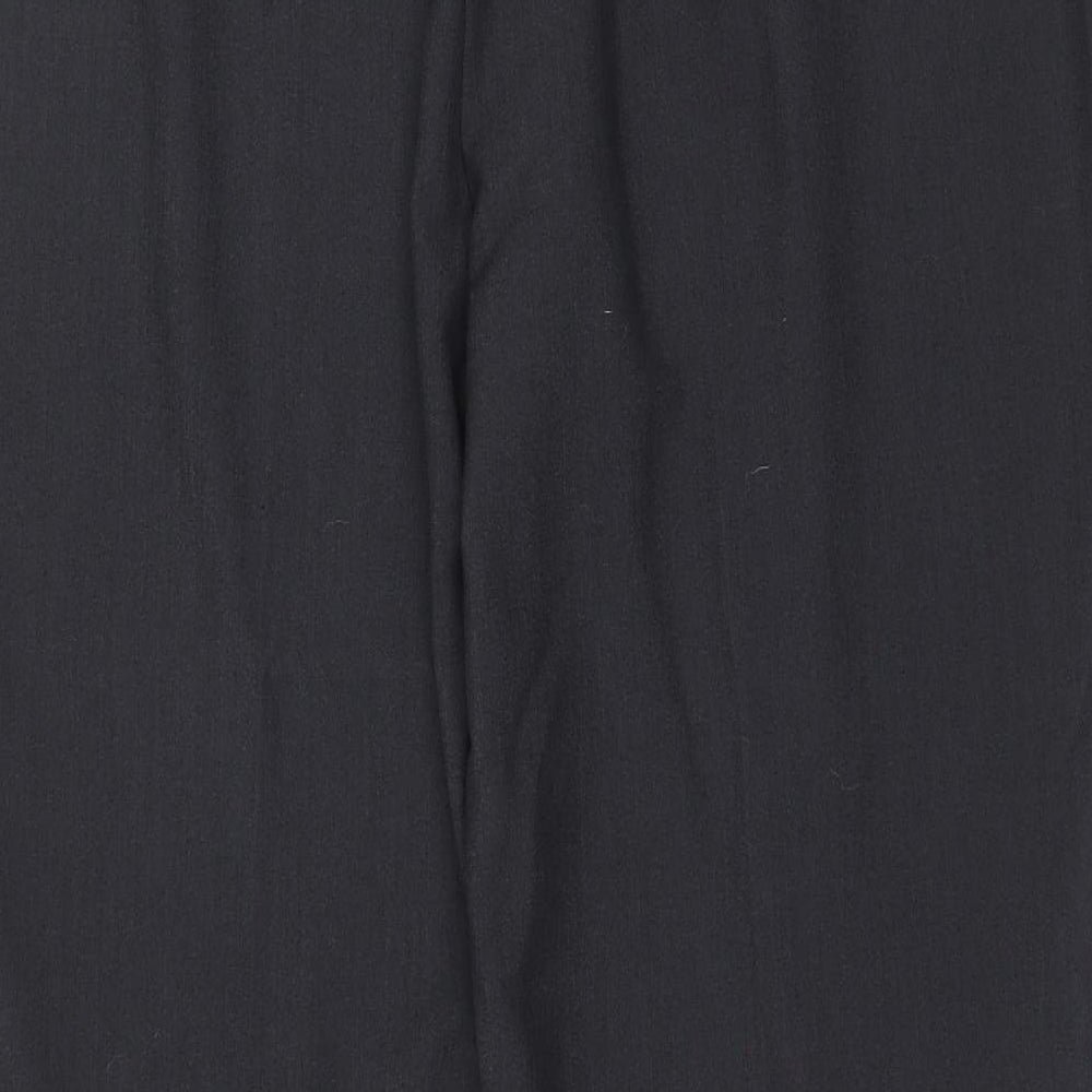 Marks and Spencer Womens Grey Polyester Trousers Size 20 Regular Zip