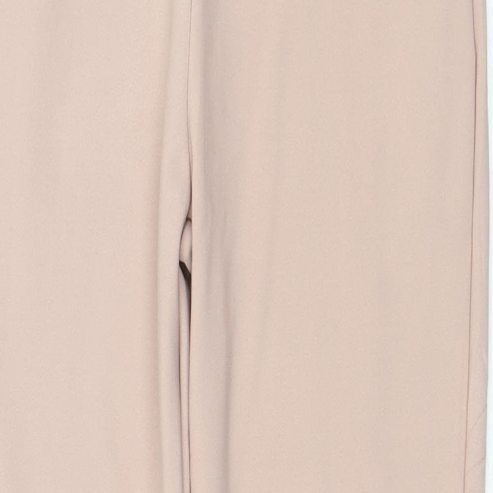 Preworn Womens Pink Polyamide Jogger Trousers Size L Regular