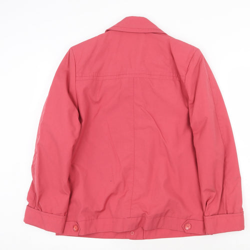 Dannimac Womens Pink Jacket Size 10 Button