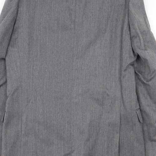 St Michael Mens Grey Wool Jacket Suit Jacket Size 40 Regular