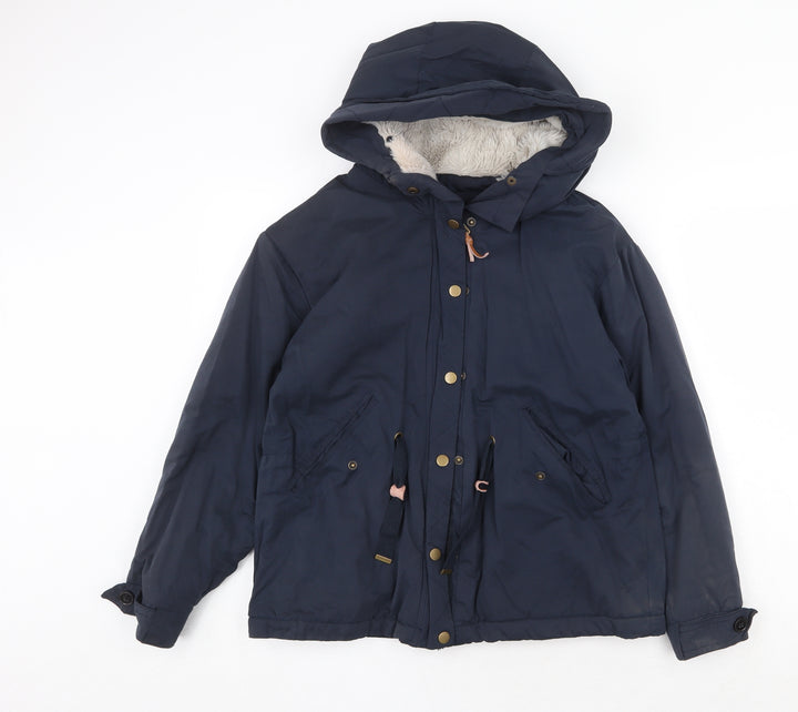 Pull&Bear Mens Blue Jacket Size XS Zip