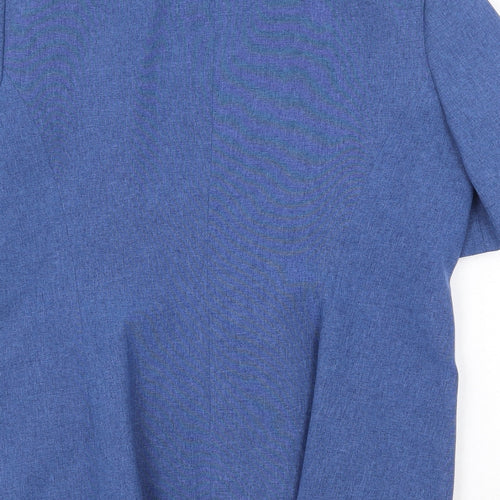 Bonmarché Womens Blue Polyester Jacket Blazer Size 14