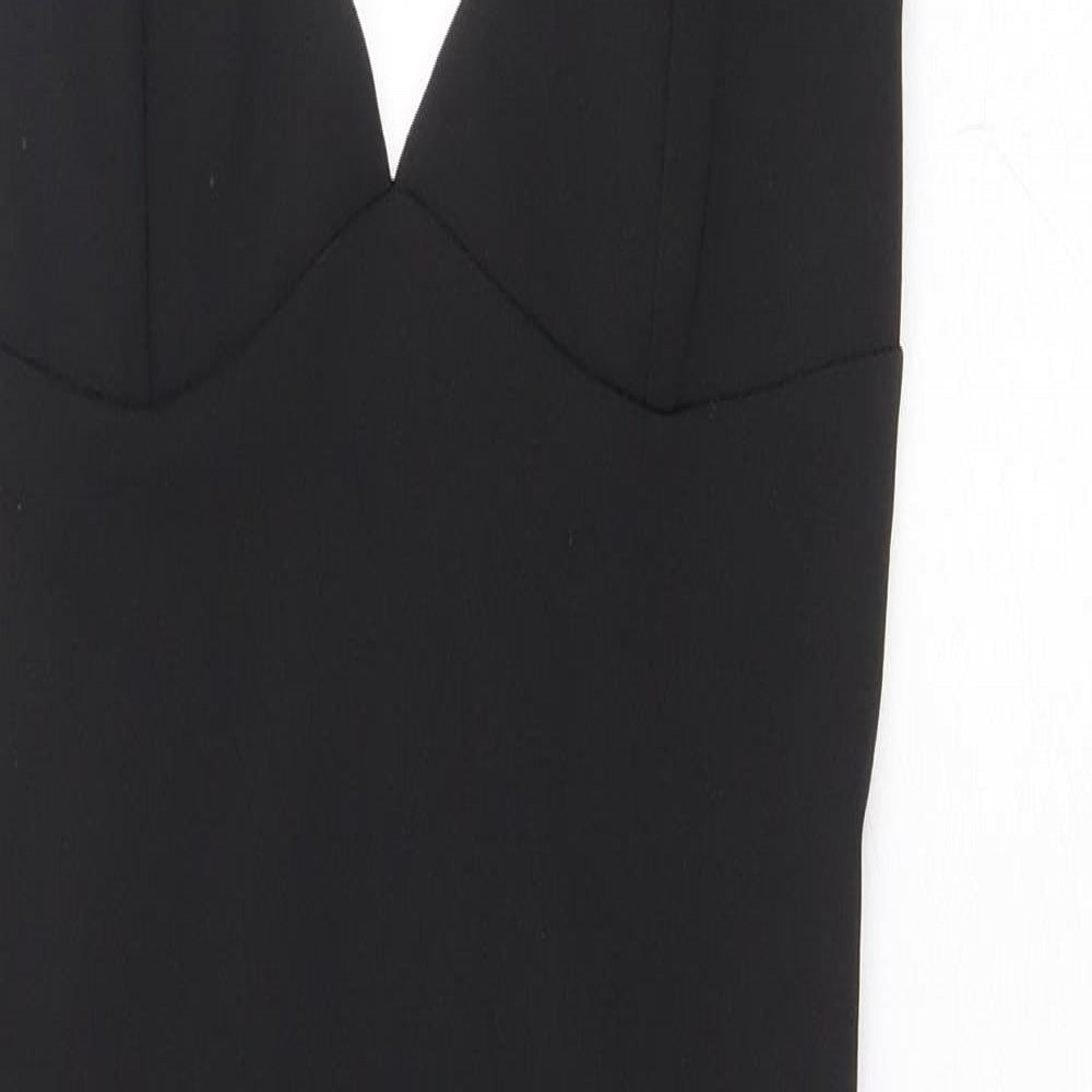 Nasty Gal Womens Black Polyester Bodycon Size 4 Sweetheart Pullover