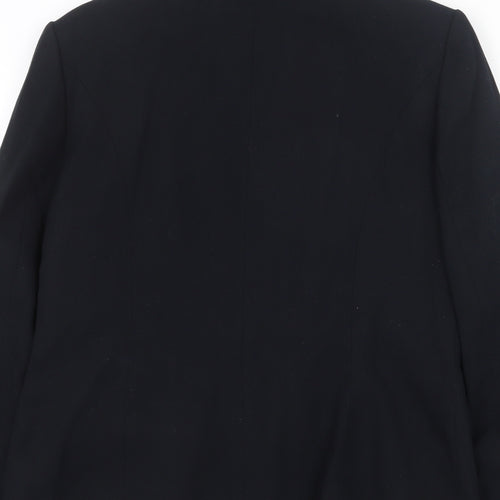 Richards Womens Black Polyester Jacket Suit Jacket Size 12