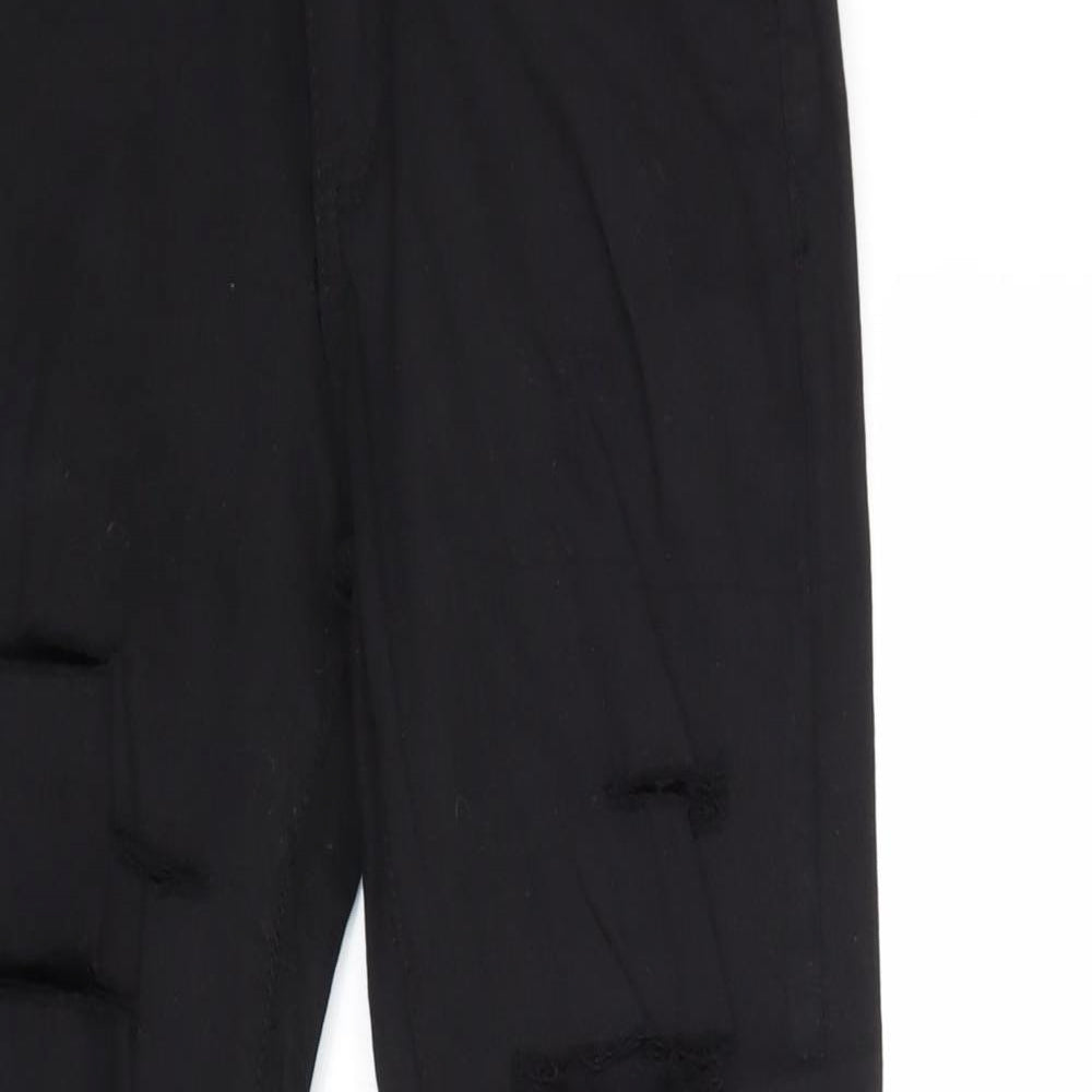 Jeans Womens Black Cotton Skinny Jeans Size S Regular Zip