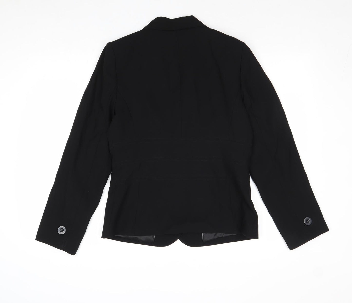 Papaya Womens Black Polyester Jacket Suit Jacket Size 12