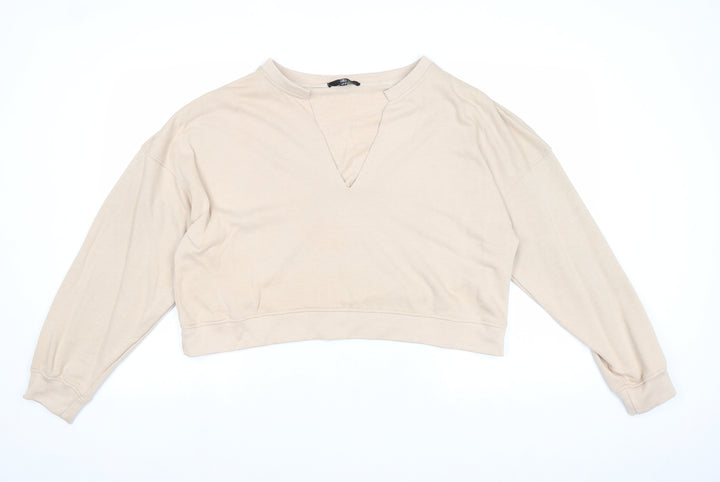 Missguided Womens Pink Polyester Pullover Sweatshirt Size 12 Pullover
