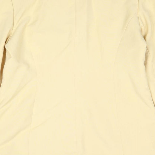 OPUS Womens Yellow Jacket Blazer Size 14 Button