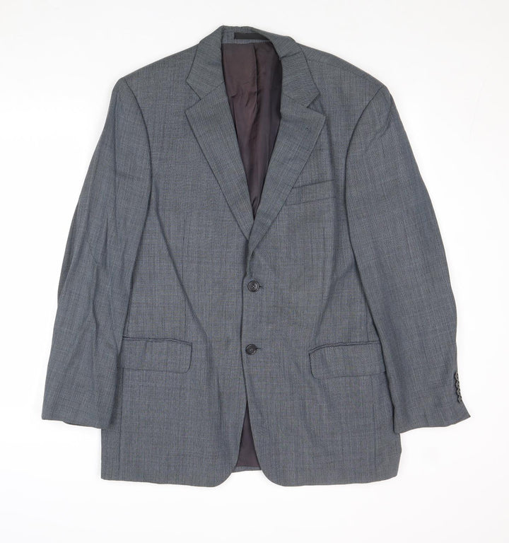 Marks and Spencer Mens Grey Wool Jacket Suit Jacket Size 40 Regular