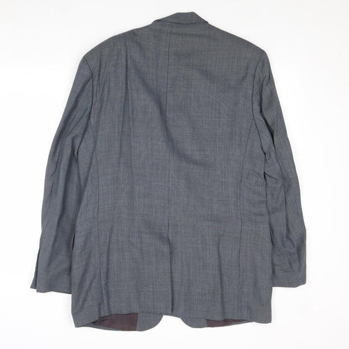 Marks and Spencer Mens Grey Wool Jacket Suit Jacket Size 40 Regular