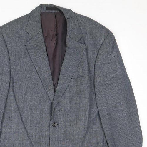 Marks and Spencer Mens Grey Wool Jacket Suit Jacket Size 40 Regular