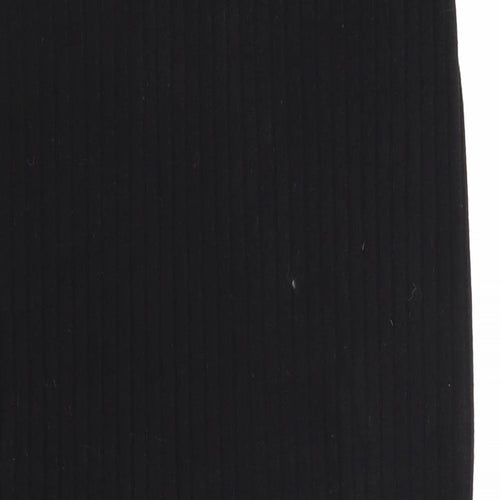 FOREVER 21 Womens Black Viscose A-Line Skirt Size XS