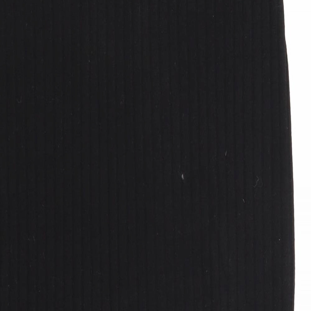 FOREVER 21 Womens Black Viscose A-Line Skirt Size XS