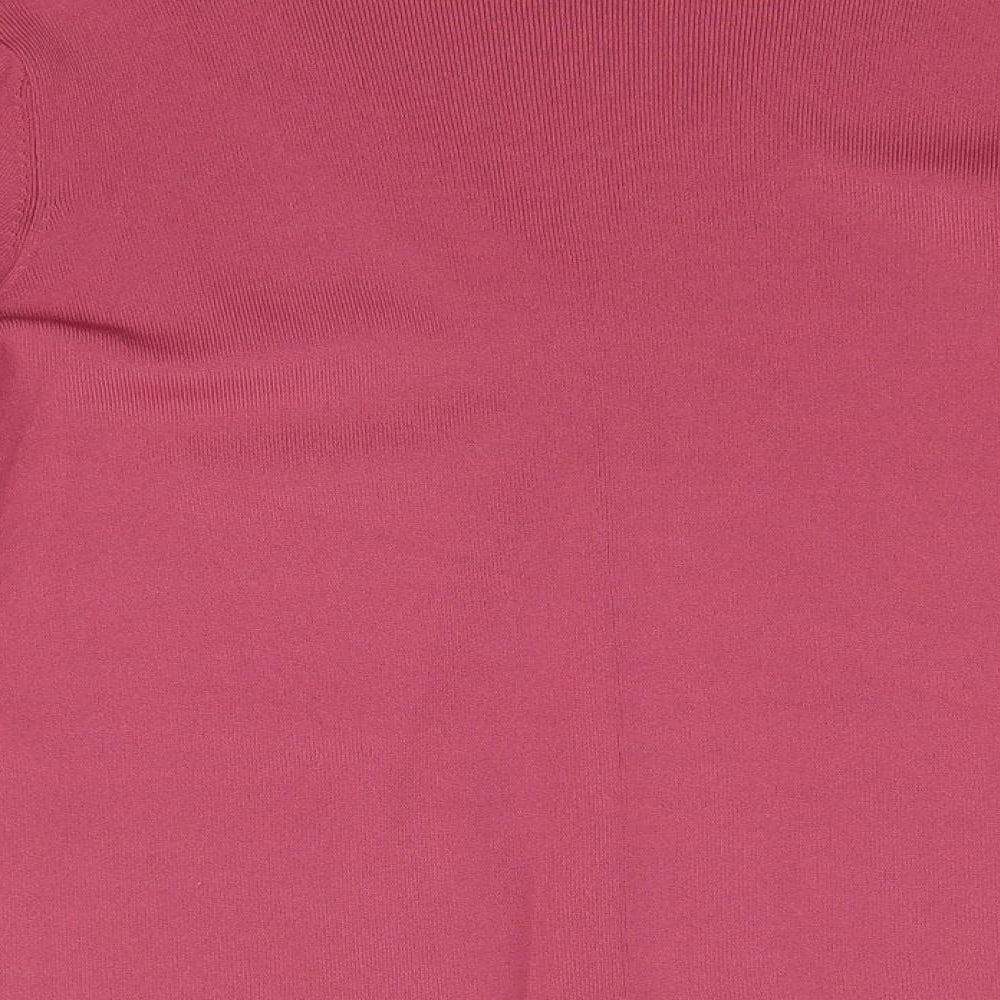 Klass Womens Purple V-Neck Viscose Pullover Jumper Size XL