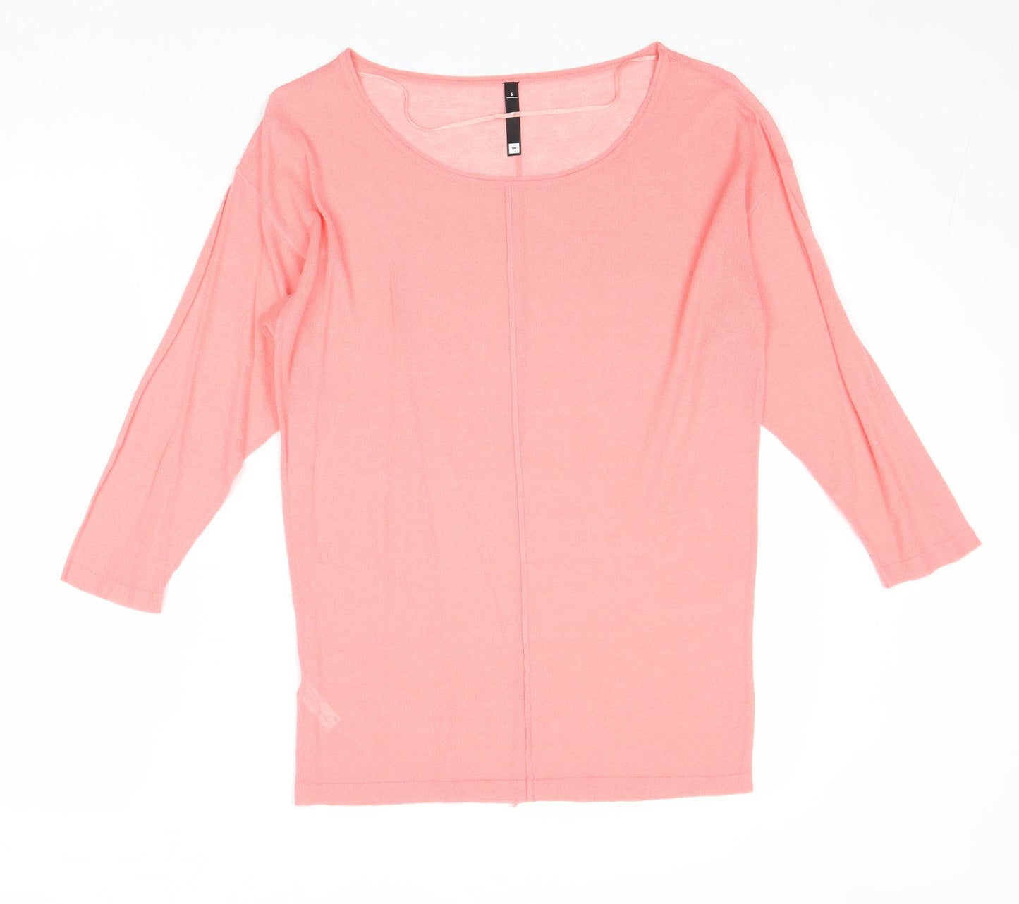 Woolworths Womens Pink Boat Neck Viscose Pullover Jumper Size S